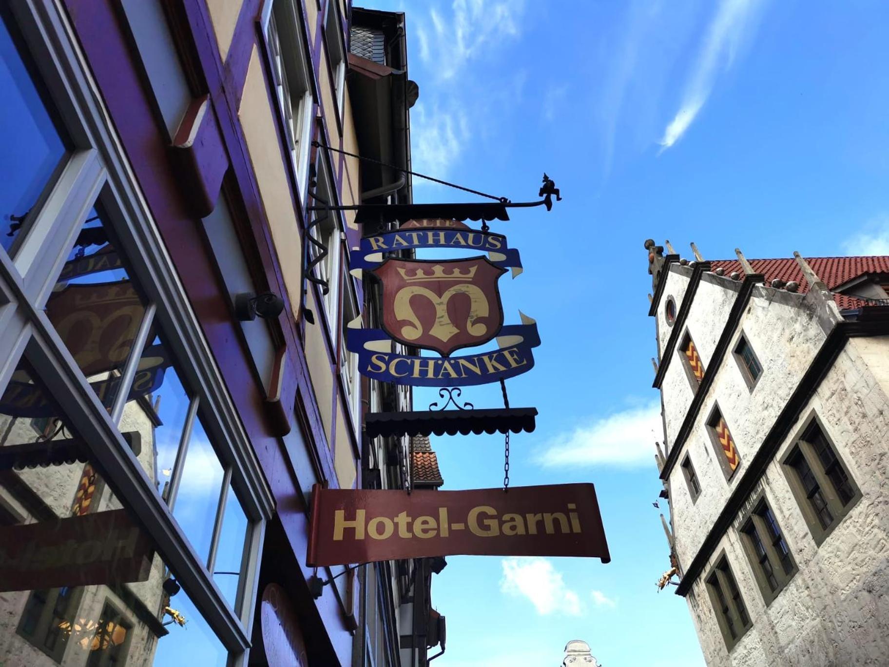 Alte Rathausschaenke - Hotel Garni Hannoversch Münden Eksteriør billede